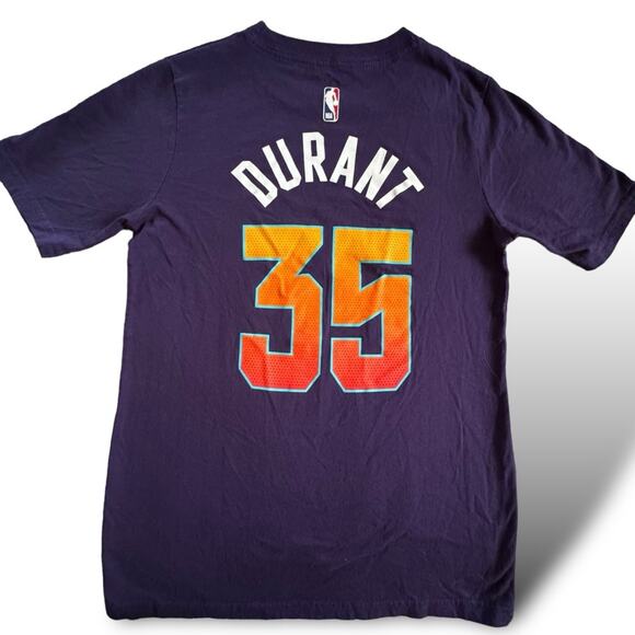 Nike Youth Medium 2023-24 City Edition Phoenix Suns Kevin Durant #35 T-Shirt NEW - Picture 4 of 4